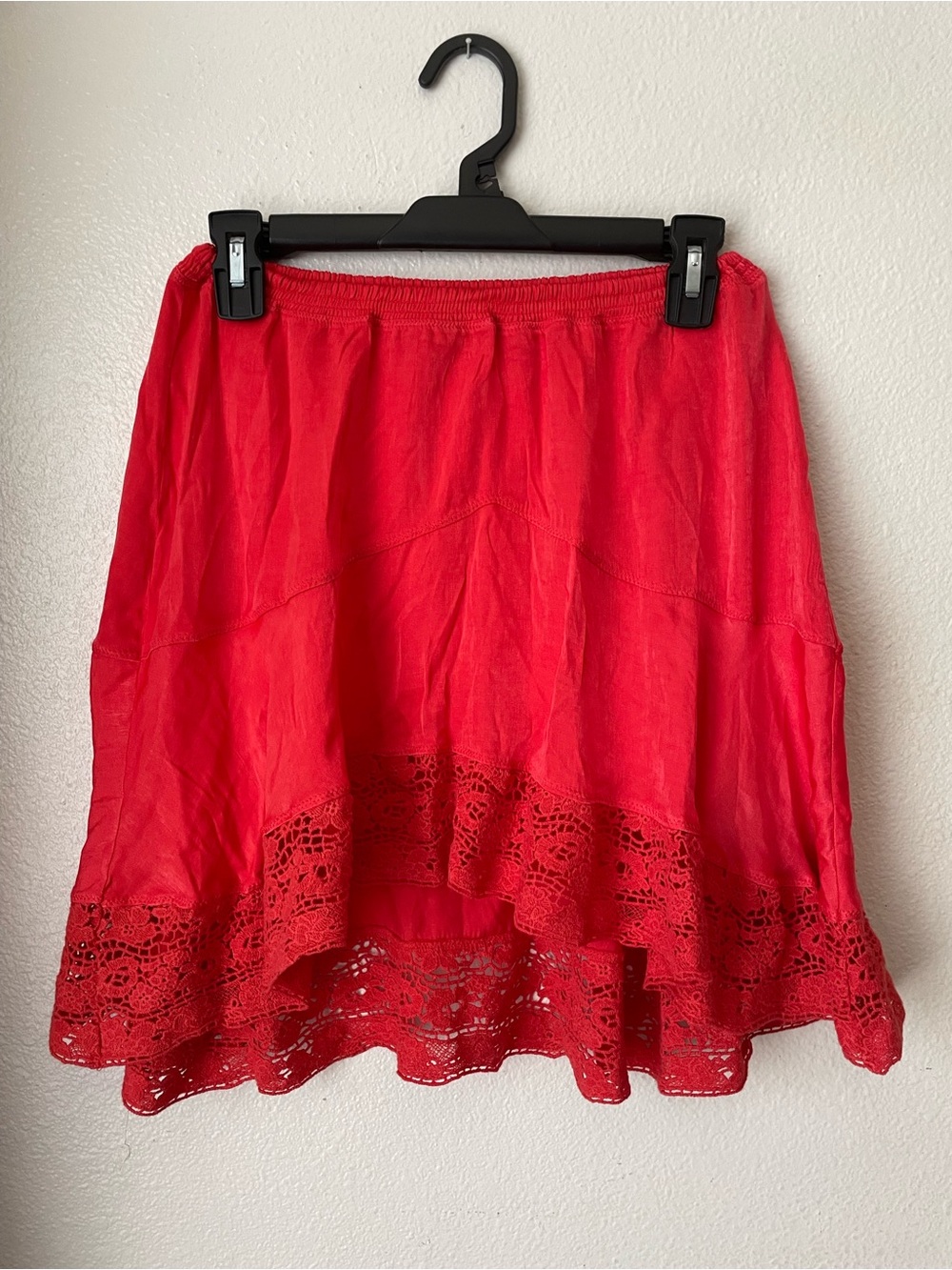 Intimately by Free People Women's red Midnight Muse Mini Slip Skirt - Picture 4 of 5